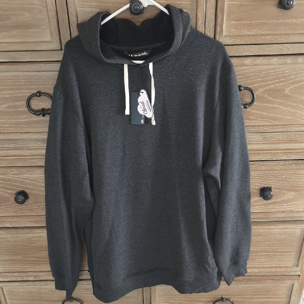 Travis Mathews Cloud Collection Dark Gray Hoodie NWT